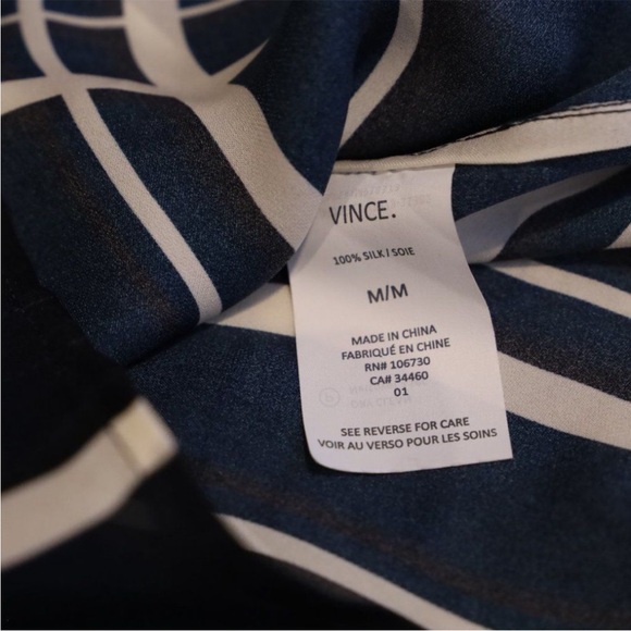 VINCE sleeveless silk blouse - Picture 7 of 7